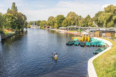 Deutschland, Hamburg, Eppendorf, Isebek-Kanal - KEBF00661