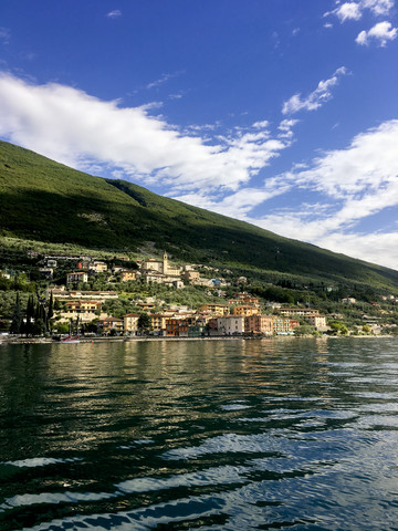 Italien, Brenzone sul Garda, Gardasee, lizenzfreies Stockfoto