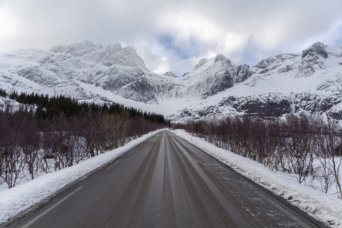 Norway, Lofoten, Nusfjord stock photo