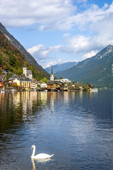 Österreich, Salzkammergut, Hallstätter See, Hallstadt - PUF00892