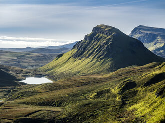 Großbritannien, Schottland, Isle of Skye, Blick vom Pass Quiraing - STSF01343