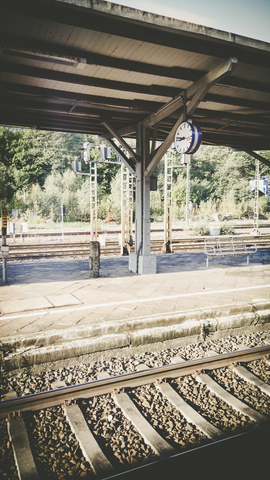 Bahnhof, lizenzfreies Stockfoto