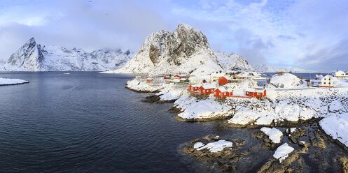 Norwegen, Lofoten, Insel Hamnoy, Fischerhütten - VTF00595