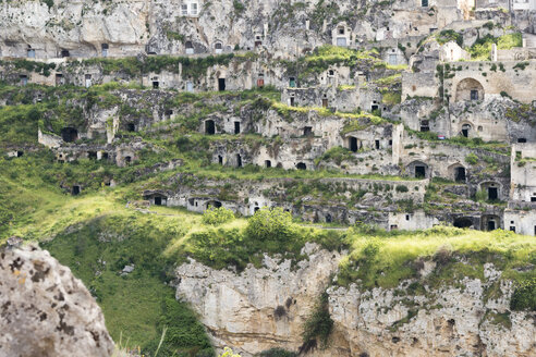 Italien, Basilikata, Matera, Gravina di Matera und historische Höhlenwohnungen, Sassi di Matera - CSTF01469