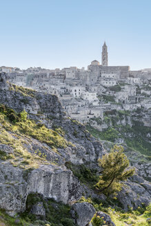 Italien, Basilikata, Matera, Stadtbild und historische Höhlenwohnungen, Sassi di Matera - CSTF01471