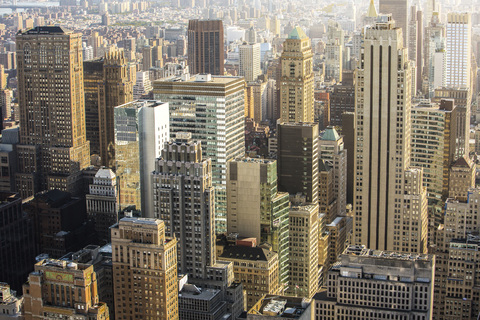 USA, New York City, Wolkenkratzer, lizenzfreies Stockfoto