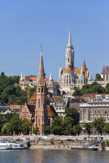 Ungarn, Budapest, Calvinistische Kirche Buda und Matthiaskirche - ABOF00310