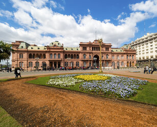 Argentinien, Buenos Aires, Präsidentenpalast Casa Rosada, Plaza de Mayo - AMF05518