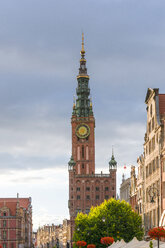 Polen, Pommern, Danzig, Altstadt, Rathaus und Langgasse mit Häusern - CSTF01522