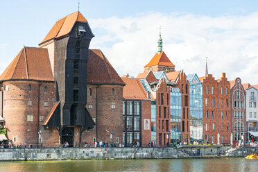 Polen, Pommern, Danzig, Altstadt, Krantor und Promenade - CSTF01526