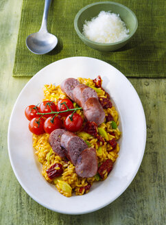 Risotto made with saffron and sausage - PPXF00143