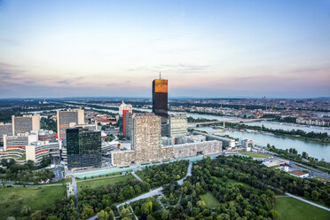 Austria, Vienna, Cityview in the evening - PUF00928