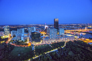 Österreich, Wien, Stadtansicht, blaue Stunde - PUF00930