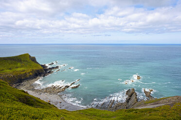 Great Britain, England, Cornwall, near Bude, rocky coast near Morwenstow - SIEF07613