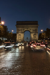 France, Paris, Arc de Triomphe de l’Etoile - CHPF00455