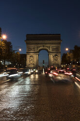 Frankreich, Paris, Arc de Triomphe de l'Etoile - CHPF00455