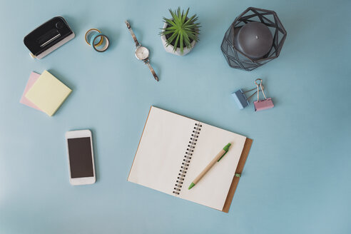 Business desk from above - MOMF00326