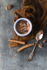 Chocolate pudding with cinnamon - MYF01986