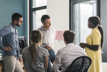 Business people having a meeting in office - UUF12393