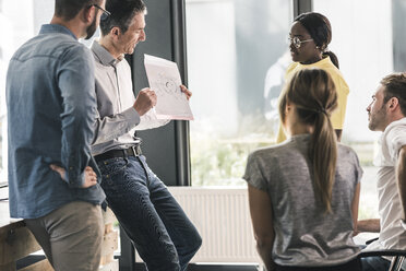 Business people having a meeting in office - UUF12394