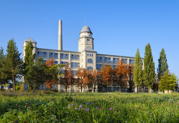 Deutschland, Bayern, Augsburg, Industriekultur Glaspalast, ehemalige mechanische Baumwollspinnerei und -weberei - SIEF07625