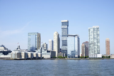 USA, New York, Hudson River, New Jersey, Hochhäuser, Stadtansicht - HLF01069