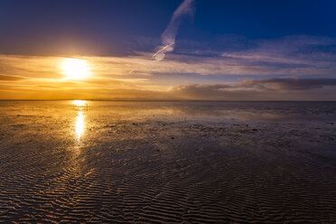 Großbritannien, Schottland, Solway Firth, Wattenmeer, Sonnenaufgang - SMAF00883