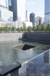 USA, New York City, National 9/11 Memorial, South Pool, - HLF01074
