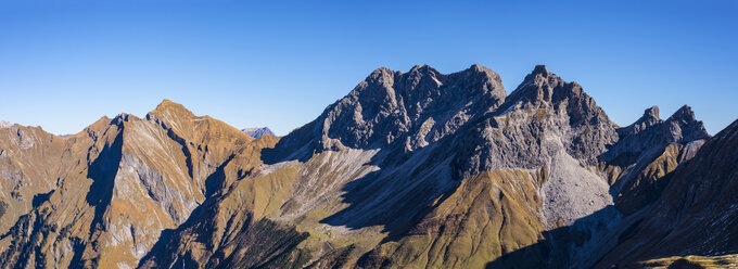 Deutschland, Bayern, Allgäu, Allgäuer Alpen, Rädlergrat am Himmelhorn, Schneck, Himmeleck, Großer Wilder und Kleiner Wilder - WGF01147