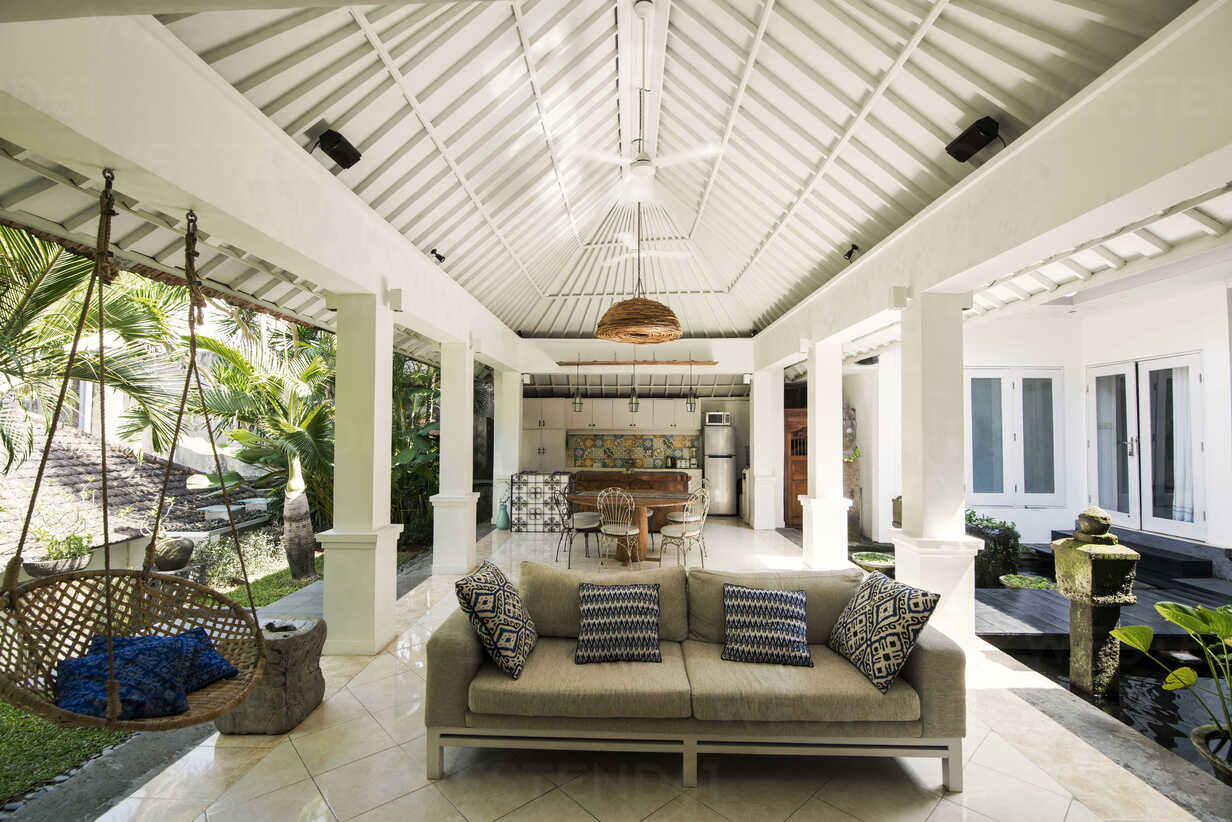 Tropical Luxury Home With Couch