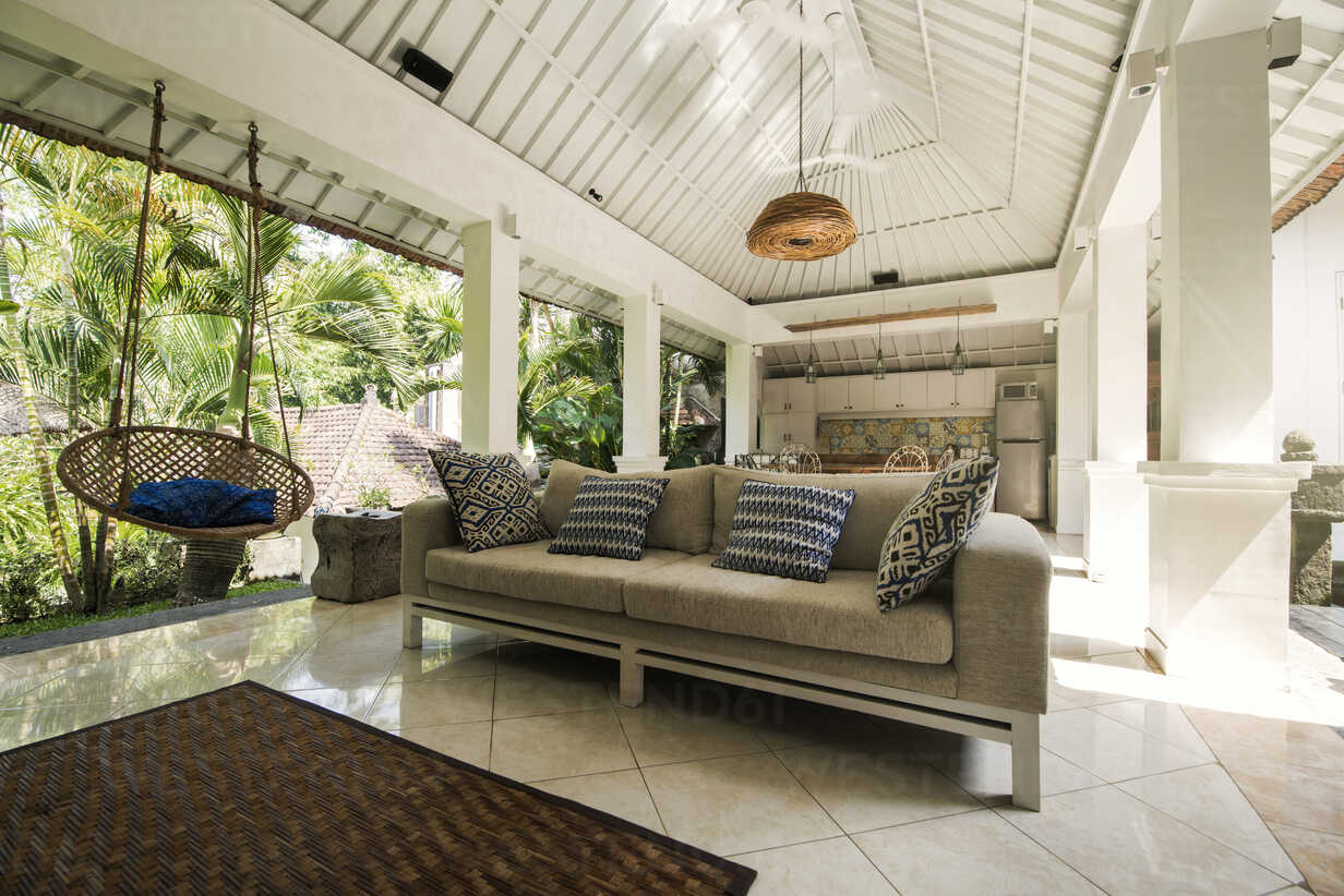 Tropical Luxury Home With Couch