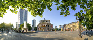 Deutschland, Hessen, Frankfurt, Panoramablick auf die Alte Oper - PUF00955