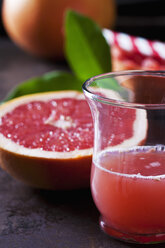 Glass of red grapefruit juice - CSF28595