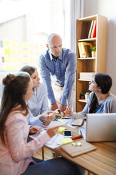 Business team having a meeting in office - VABF01429