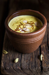 Indian saffron milk and cardamom - SBDF03416