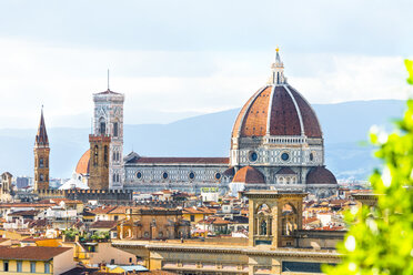 Italien, Toskana, Florenz, Altstadt, Santa Maria del Fiore und Badia Fiorentina - CSTF01537