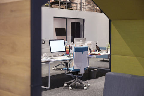 Interior of a modern designed office stock photo