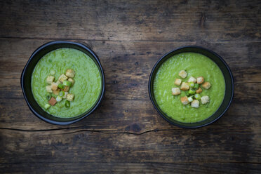 Brokkolisuppe in Schale, Croutons - LVF06543