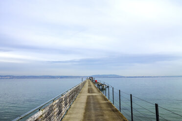 Schweiz, Thurgau, Kreuzlingen, Altnau, Bodensee, Steg - PUF00997