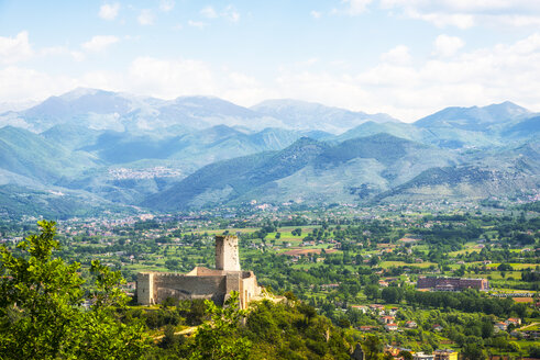 Italien, Latium, Provinz Frosinone, Cassino mit Rocca Janula - CSTF01554