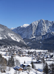 Austria, Styria, Salzkammergut, Altaussee, Altausseer See, Trisselwand - WWF03993