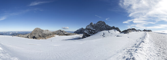 Österreich, Steiermark, Salzkammergut, Dachsteinmassiv, Blick auf Dirndl, Gjaidstein, Hallstätter Gletscher - WWF04023