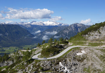 Österreich, Steiermark, Salzkammergut, Ausseerland, Blick vom Loser auf die Dachstein-Landesstraße - WWF04027