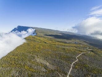 La Réunion, Nationalpark La Réunion, Aussichtspunkt Maido, Blick vom Vulkan Maido zum Cirque de Mafate und Grand Benare - FOF09575