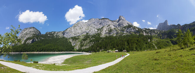 Österreich, Oberösterreich, Salzkammergut, Gosau, Hinterer Gosausee, Holzmeisteralm, Dachsteinmassiv - WWF04033