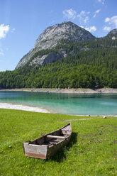 Österreich, Oberösterreich, Salzkammergut, Gosau, Hinterer Gosausee, Holzmeisteralm, Dachsteinmassiv - WWF04035