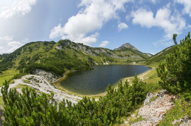 Österreich, Oberösterreich, Salzkammergut, Totes Gebirge, Wildensee, Rinnerkogel - WWF04052