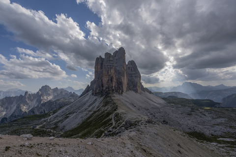 Italien, Sextner Dolomiten, Drei Zinnen, Naturpark Drei Zinnen, lizenzfreies Stockfoto