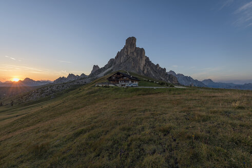 Italy, Alps, Dolomites, Passo di Giau at sunrise - RPSF00100