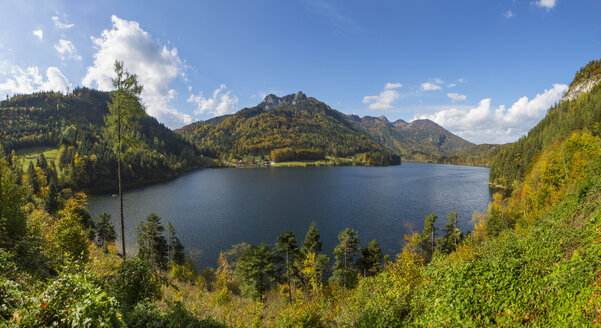 Österreich, Oberösterreich, Salzkammergut, St. Wolfgang, Schwarzensee, Schafberg - WWF04087